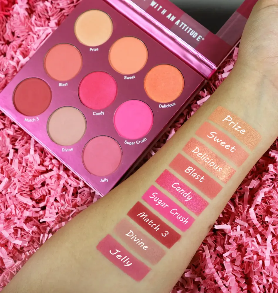 Blush Crush 9 Color Blush Palette Match Three