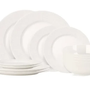 Cookinglife Geschirrset CampVibe - Kunststoff 12-teilig / 4 Personen - 4 Dinner-Teller, 4 Frühstücksteller und 4 Schalen