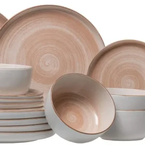 Cosy & Trendy Geschirrset Baltic Peach - 18-teilig / 6 Personen