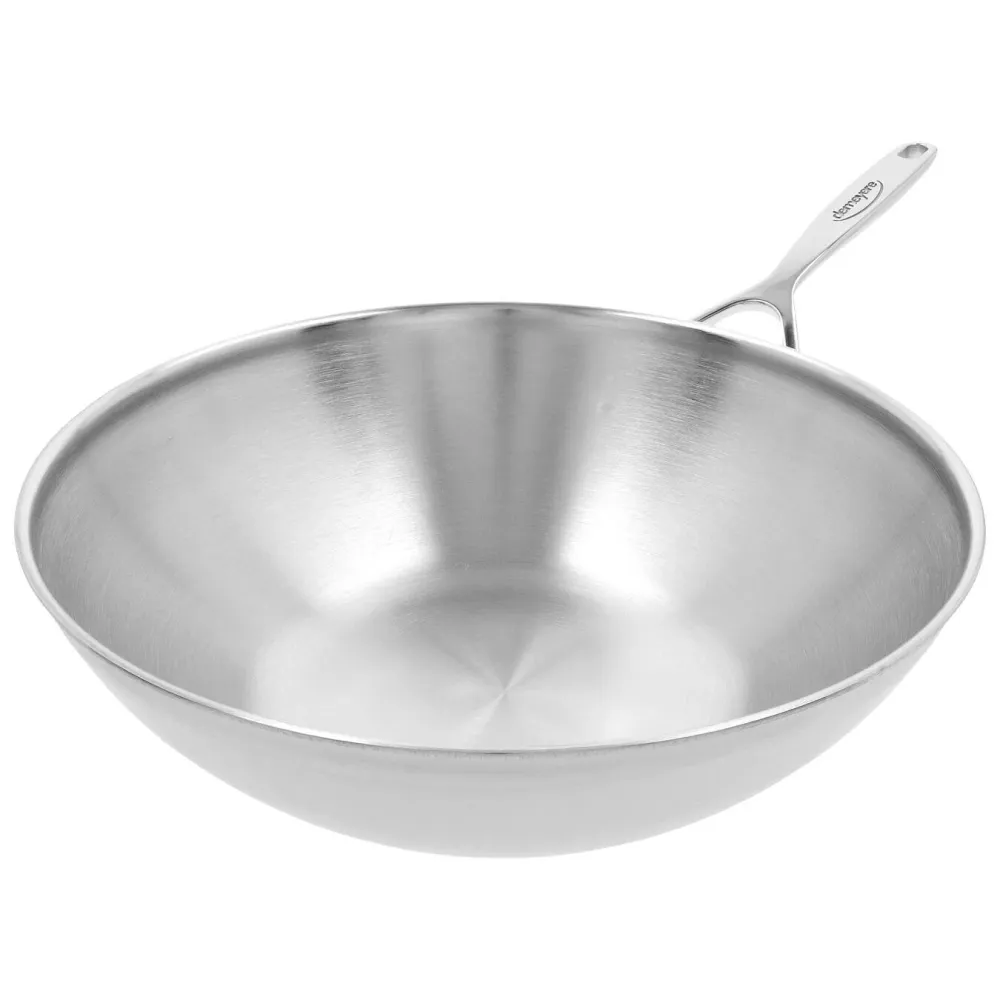 Demeyere Wokpfanne „Specialties 5“ mit flachem Boden Ø30 / 3L