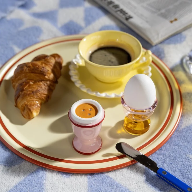 Eierbecher „Cantine Pink“ 2 Stk. | Farbiges Design im 2er-Set | &Klevering