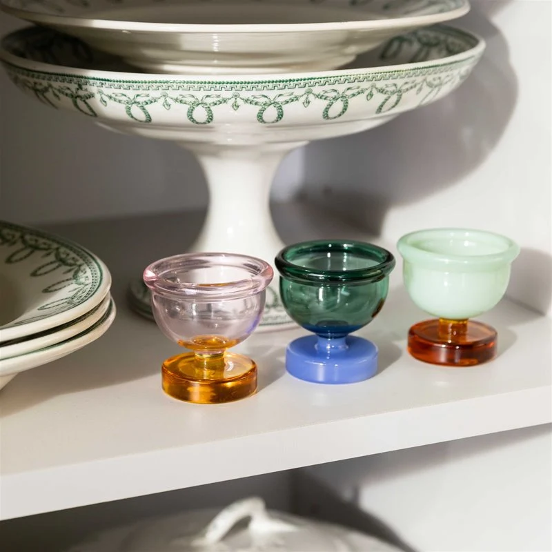 Eierbecher „Cantine Pink“ 2 Stk. | Farbiges Design im 2er-Set | &Klevering