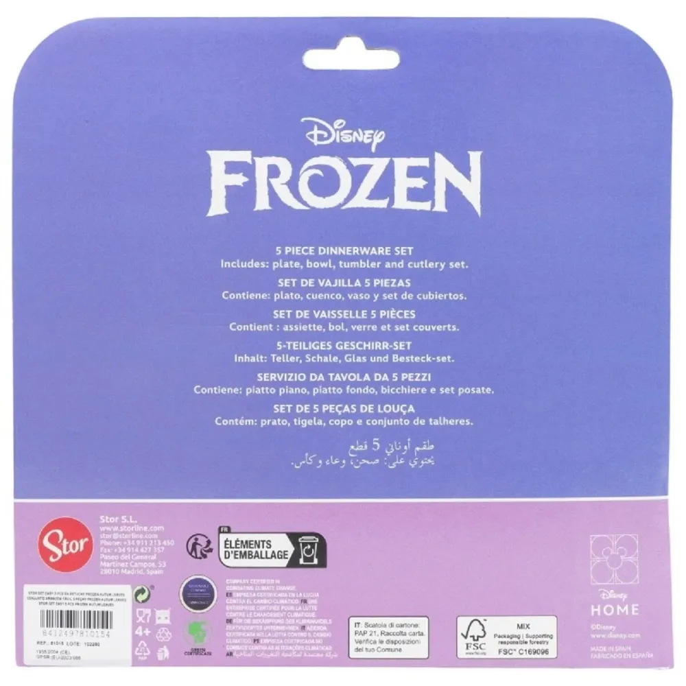 Frozen 5-teiliges Kindergeschirr Essensset für Kinder