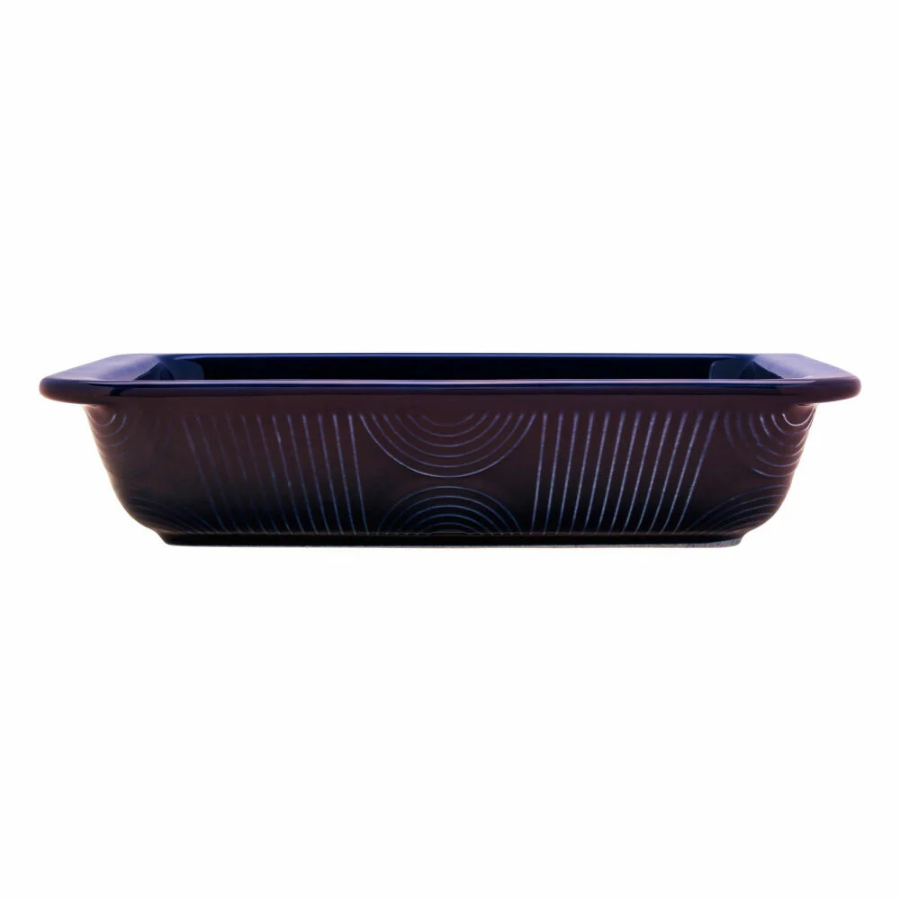 Maxwell & Williams Auflaufform Arc, Ofenform, Keramik, Indigoblau, 26.5 x 20.5 cm, HY0133