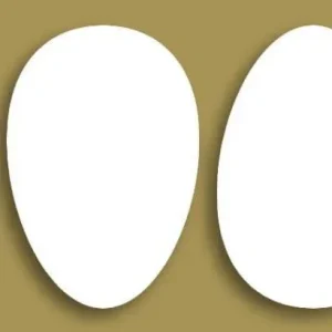 Styrofoam Figuren Set, 6-8cm - Eier