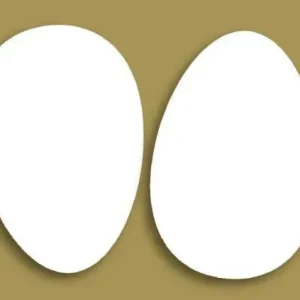 Styrofoam Figuren Set, 8-10cm - Eier
