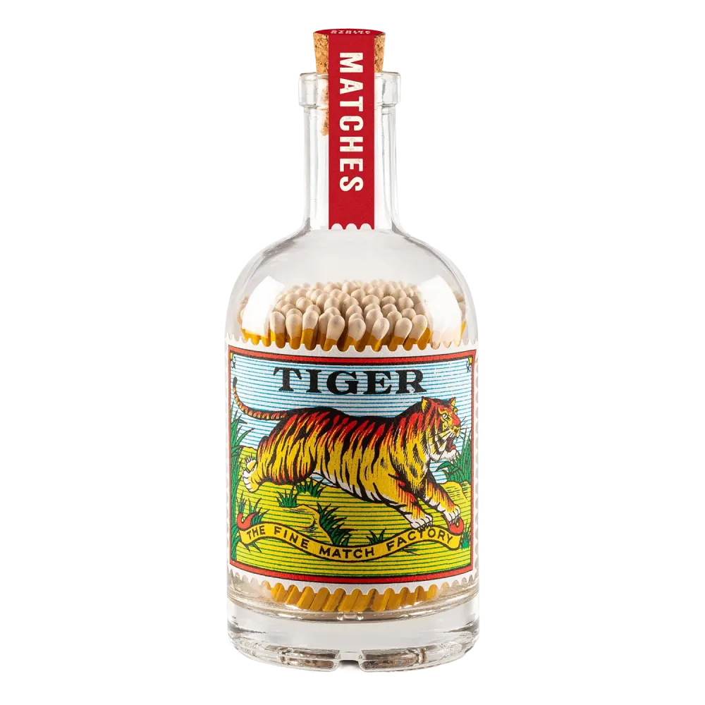 Tiger Stamp Match Bottle