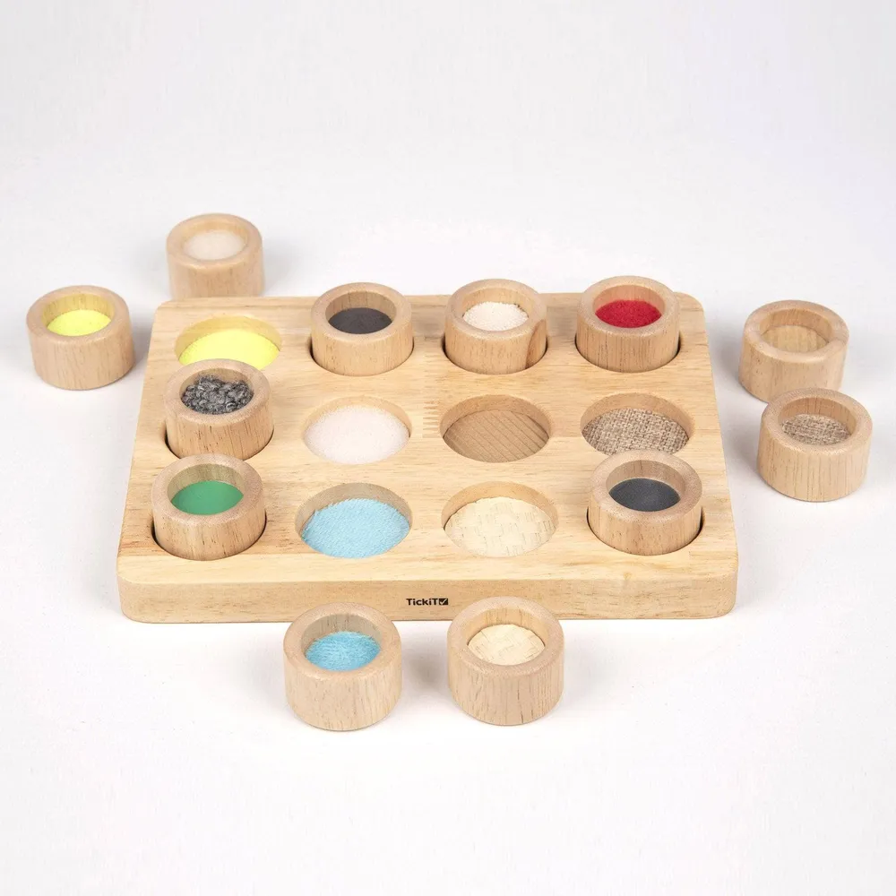 Touch & Match Board Sensorbrett - Touch and Feel - Holz