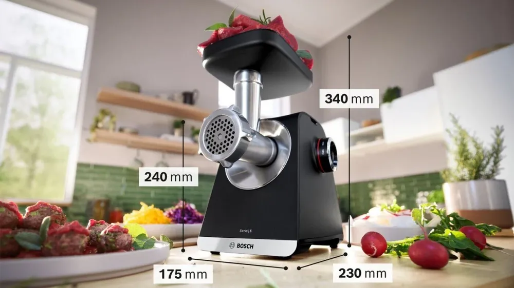Bosch MultiPower Serie 6 Fleischwolf