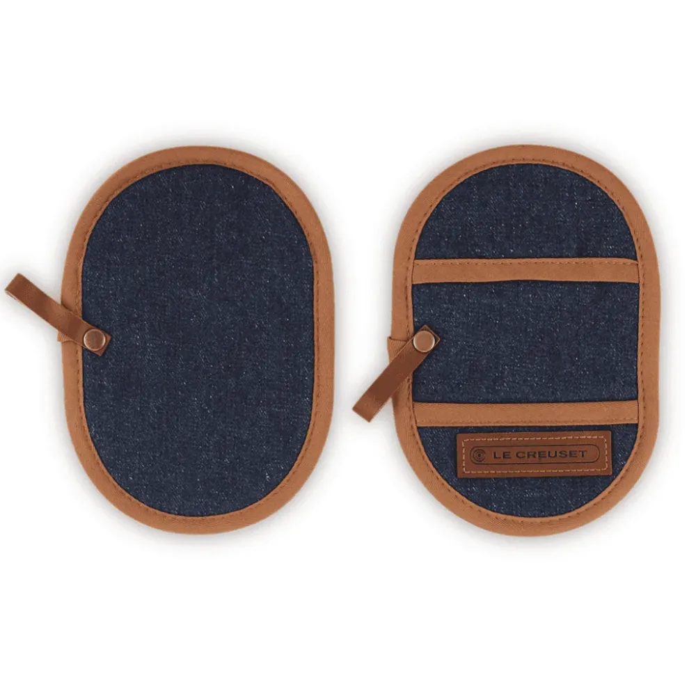 Le Creuset - Topflappen 2er-Set Denim 18x12,5cm