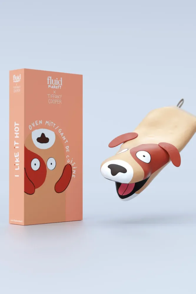 Handschuh - OFENHANDSCHUH - Hund - Oven mitt dog - AAMITTDOG - Fluid Market - Küche