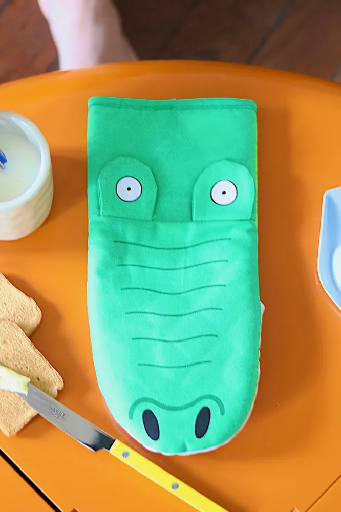 Handschuh - OFENHANDSCHUH - Krokodil - Oven mitt crocodile - AAMITTCRO - Fluid Market - Küche