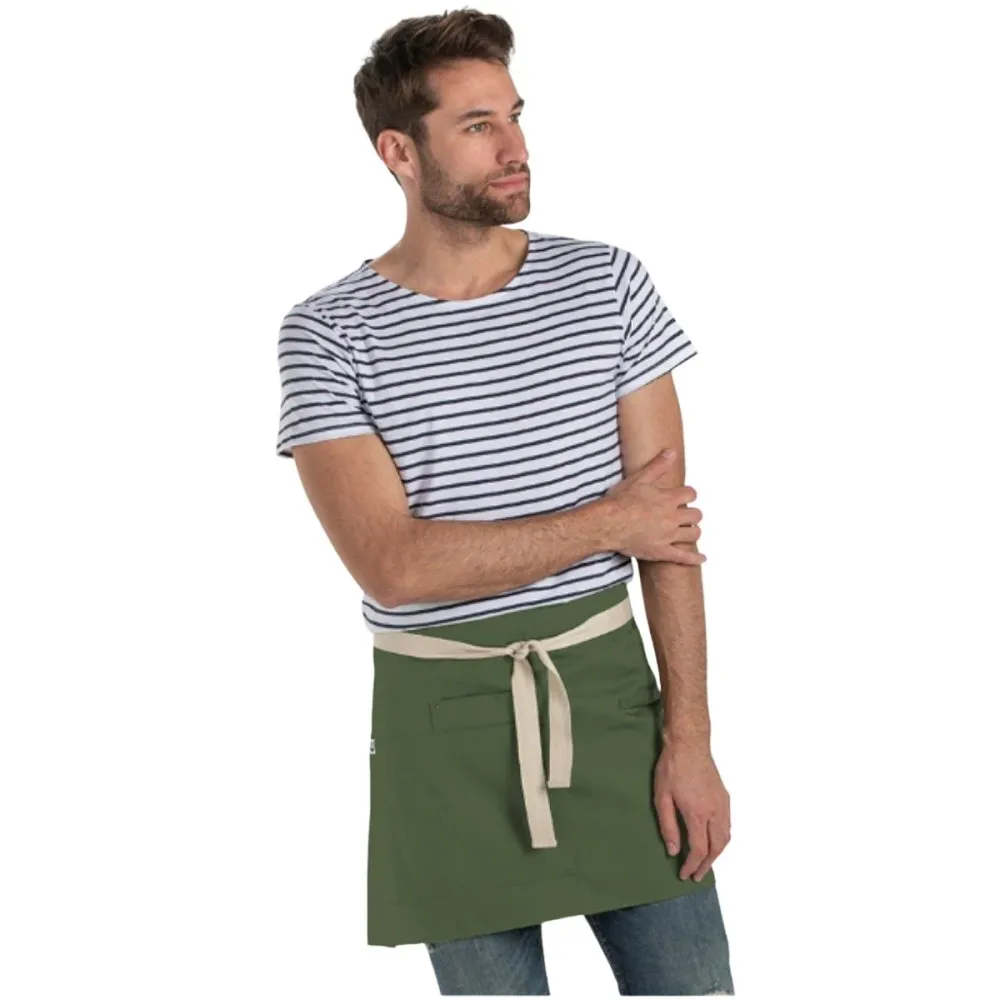 Kurze Grüne Schürze Taschen