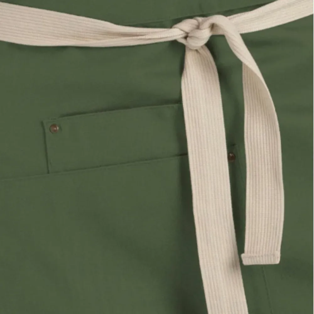 Kurze Grüne Schürze Taschen