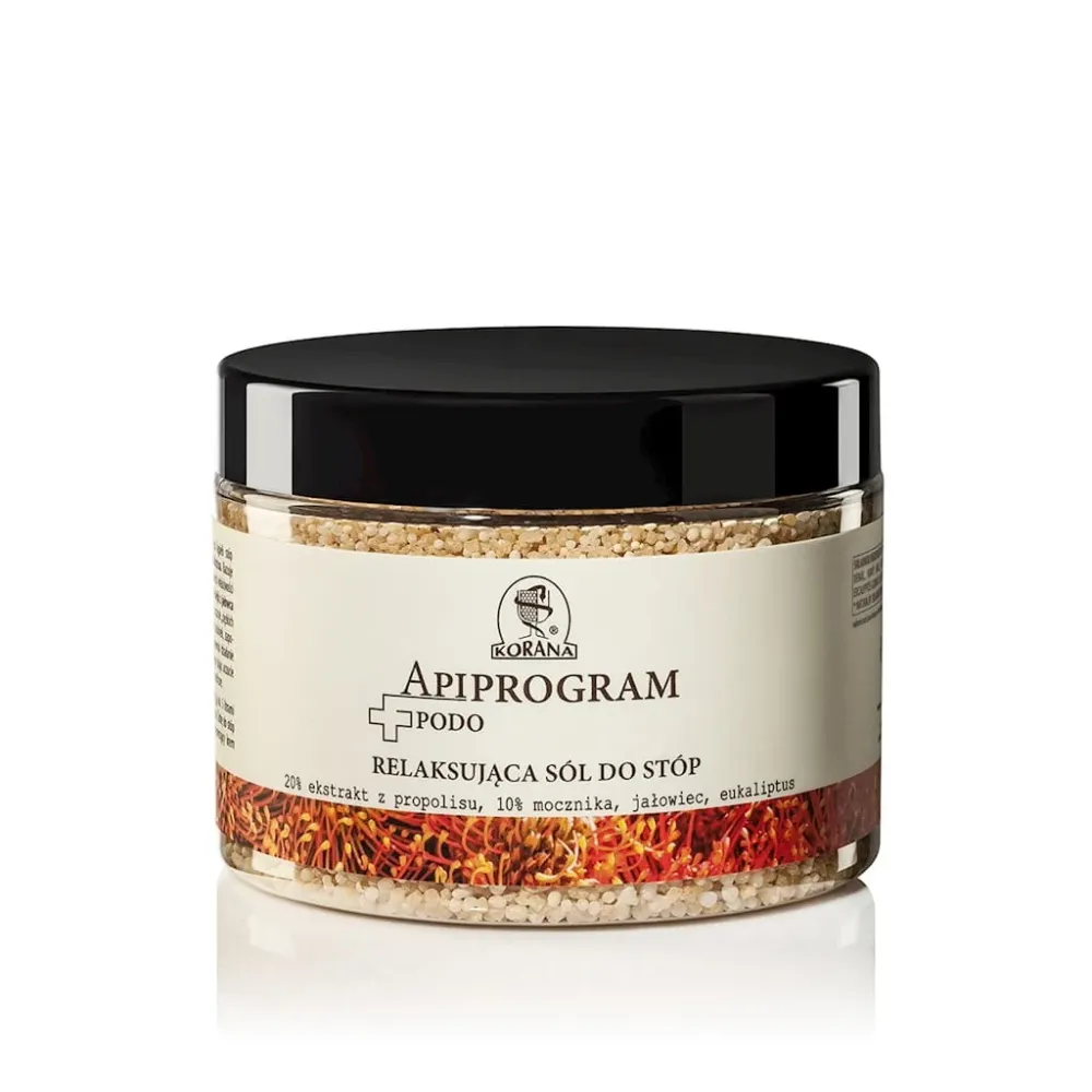 Apiprogram Salz für entspannende Fußbäder 500g KORANA