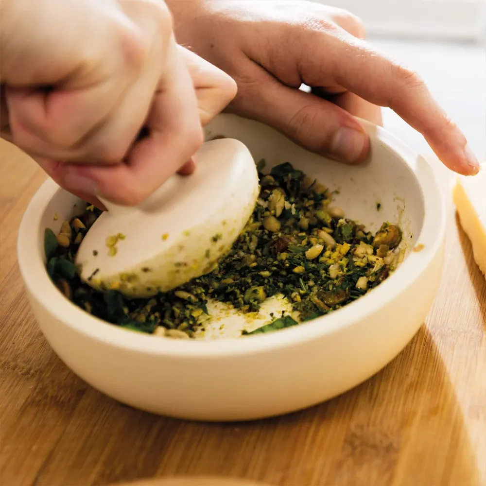 Berghoff Keramikmörser mit großem Stößel
