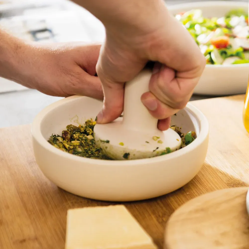 Berghoff Keramikmörser mit großem Stößel