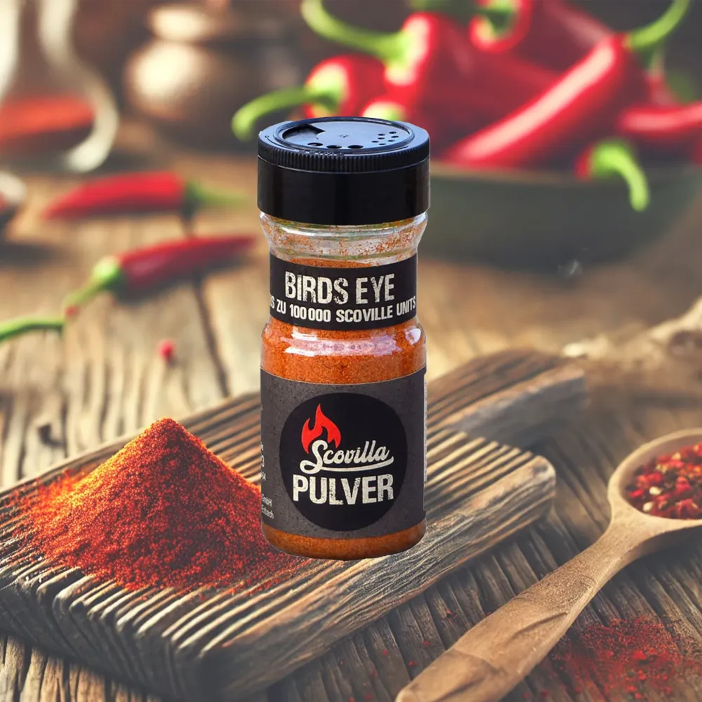 Bird's Eye / Piri Piri Chilipulver | fruchtig, zitrusnoten - im Shaker | 50 Gramm