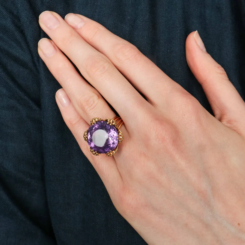 BLUME Amethyst COCKTAIL-Ring
