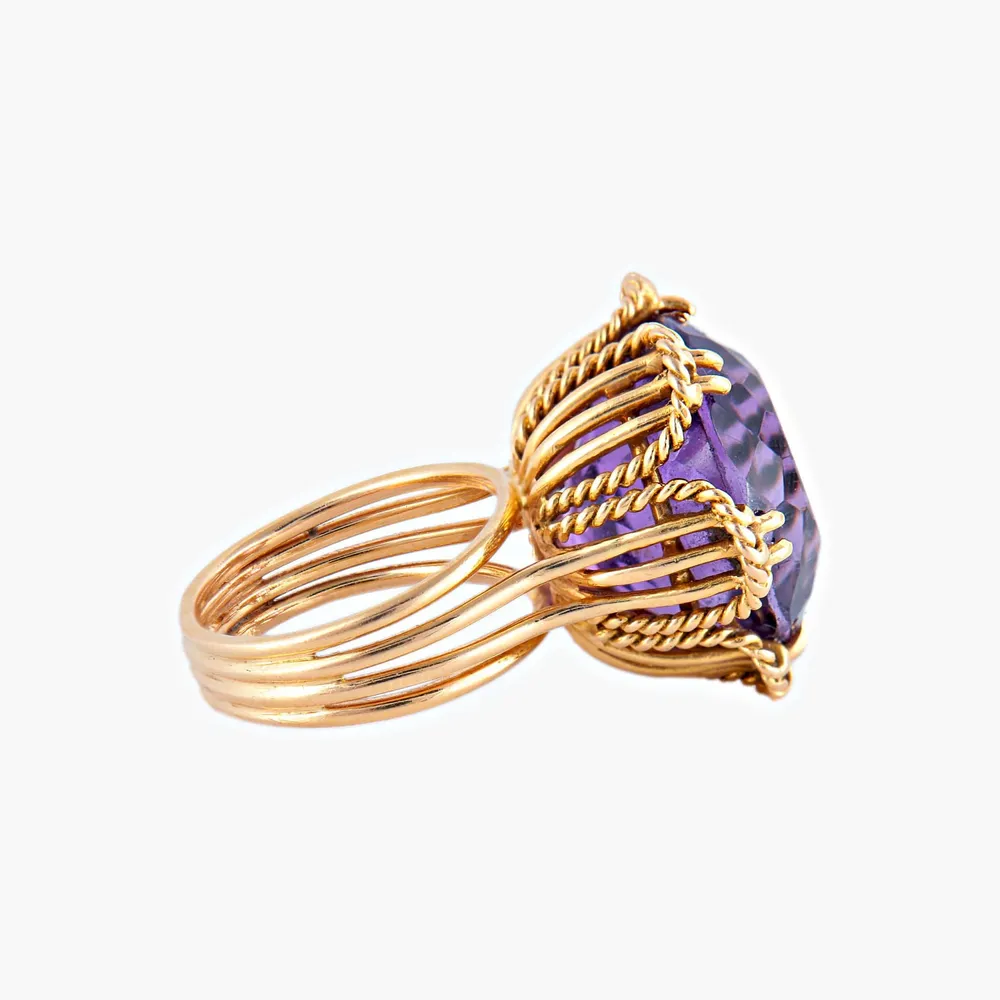 BLUME Amethyst COCKTAIL-Ring