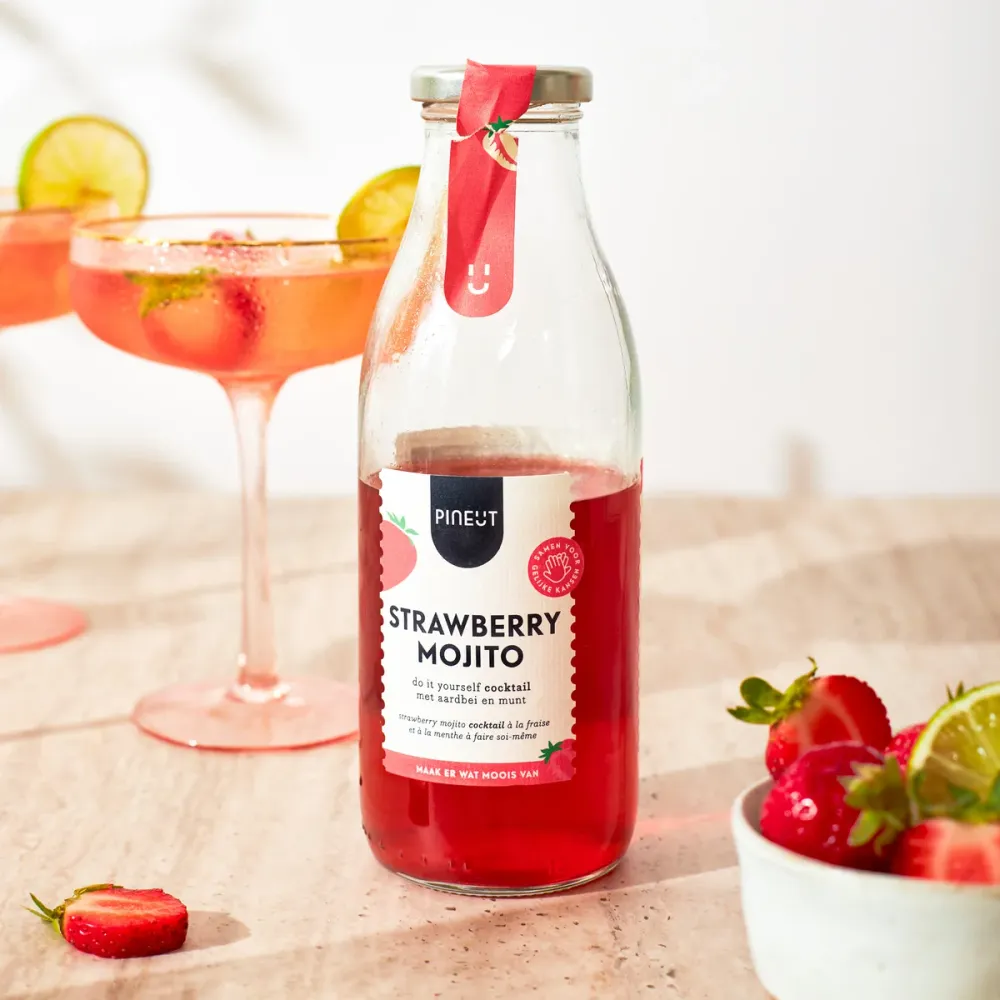 Cocktail | Flasche | Erdbeer-Mojito | BIO