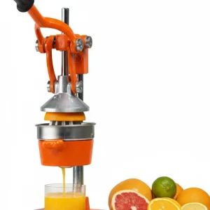 Cookinglife Zitruspresse - Gusseisen - Hebelmodell - Orange