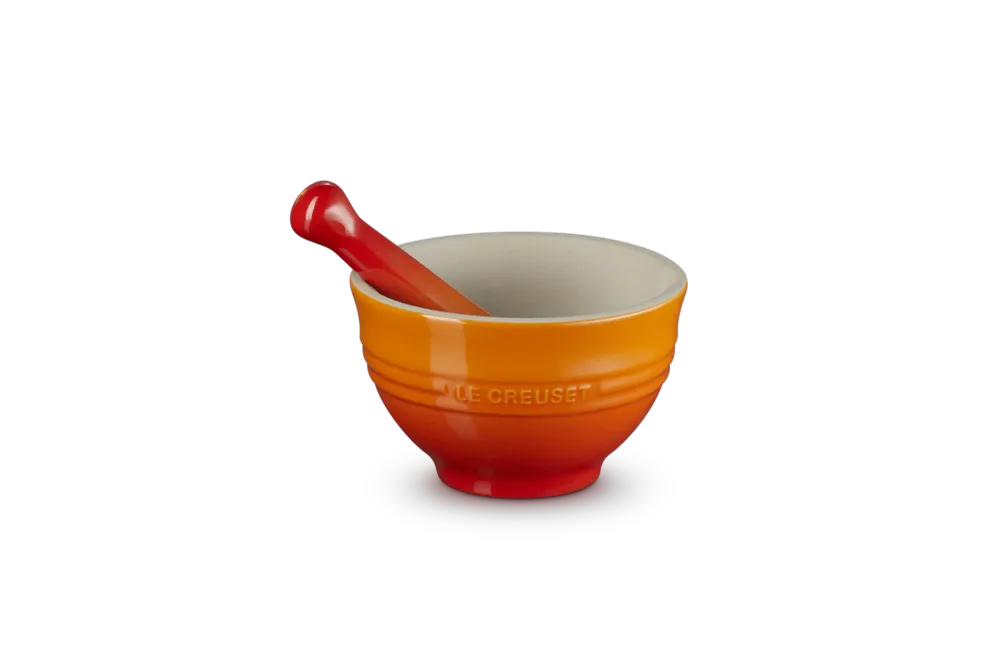Le Creuset Mörser & Stößel 0,3L 'Orange Red'