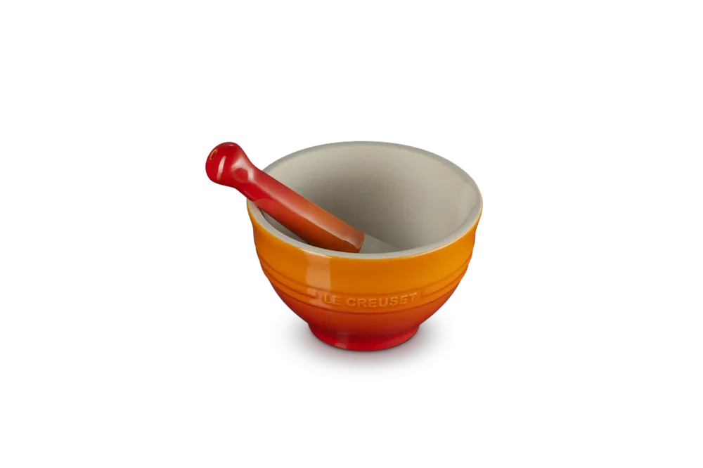 Le Creuset Mörser & Stößel 0,3L 'Orange Red'