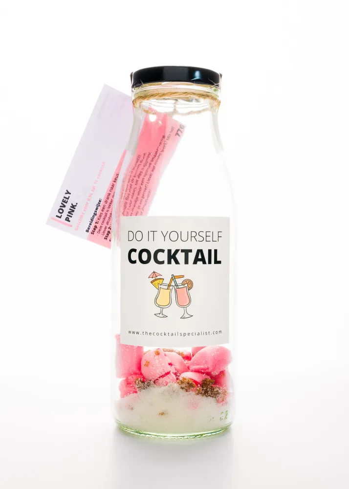 Der Cocktail-Spezialist – Do-It-Yourself-Cocktail – Hübsch rosa