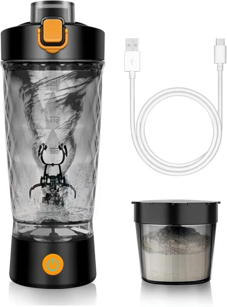 Elektrischer Protein-Shaker 650ml USB-C wiederaufladbar