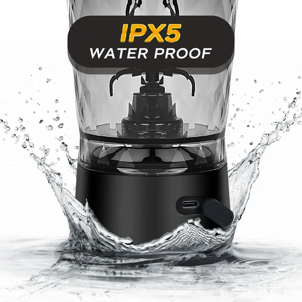 Elektrischer Protein-Shaker 650ml USB-C wiederaufladbar