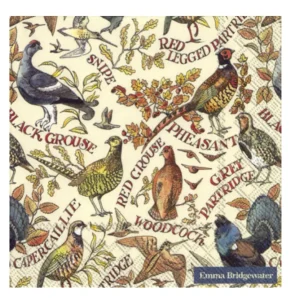 Emma Bridgewater, Fasane, Cocktail Servietten
