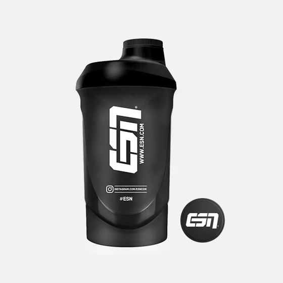 ESN Shaker, Black Transparent, 600ml