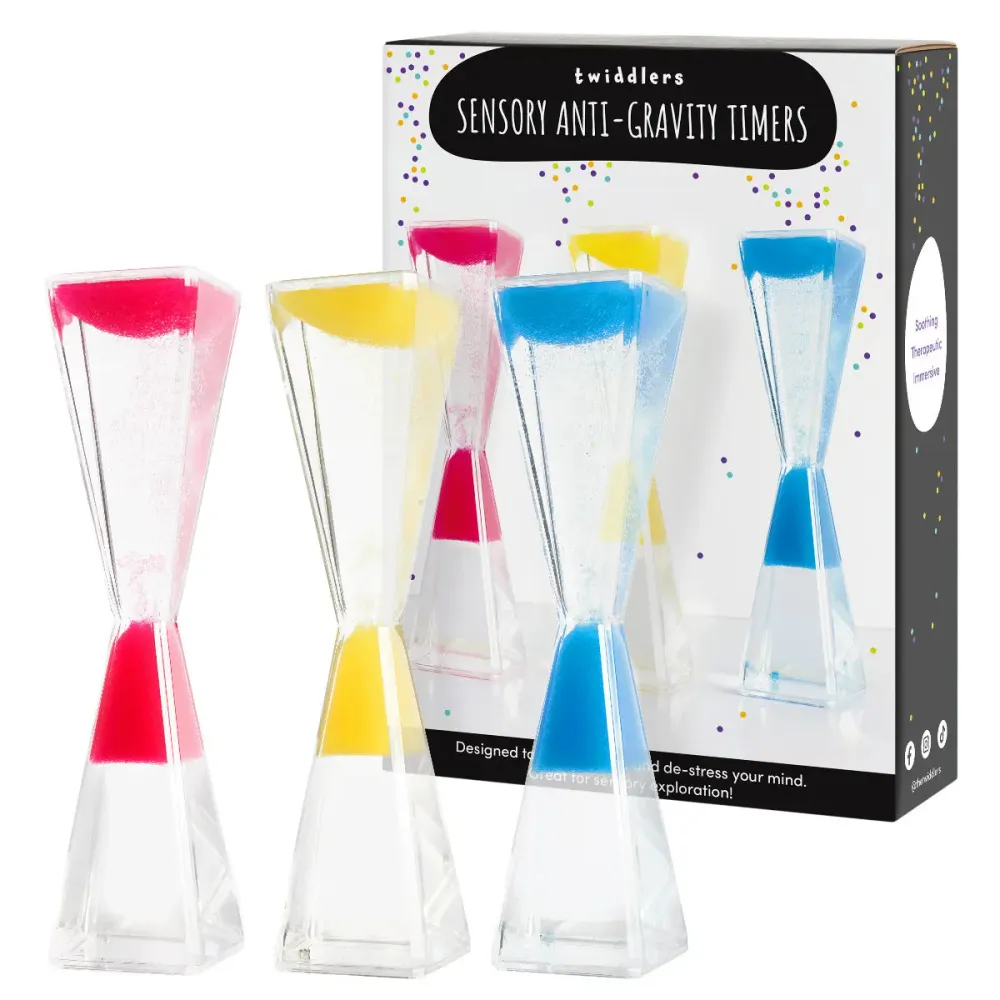 Flüssige Sanduhr Gravity Liquid Motion Timer 3er-Set