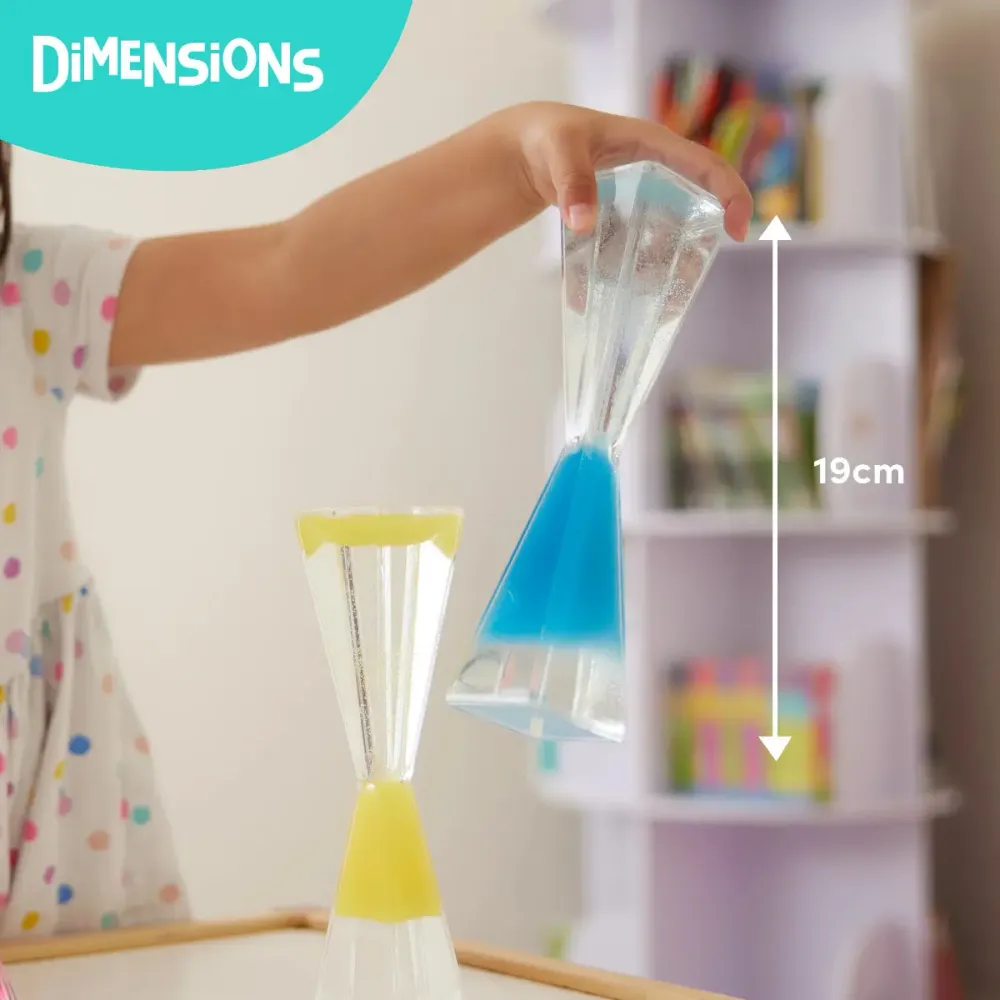 Flüssige Sanduhr Gravity Liquid Motion Timer 3er-Set