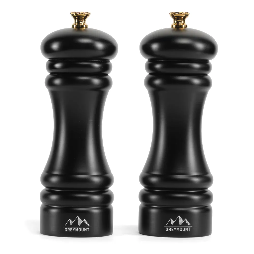 FUJI - Salz- und Pfeffermühle Set (Pure Black, 17 cm)