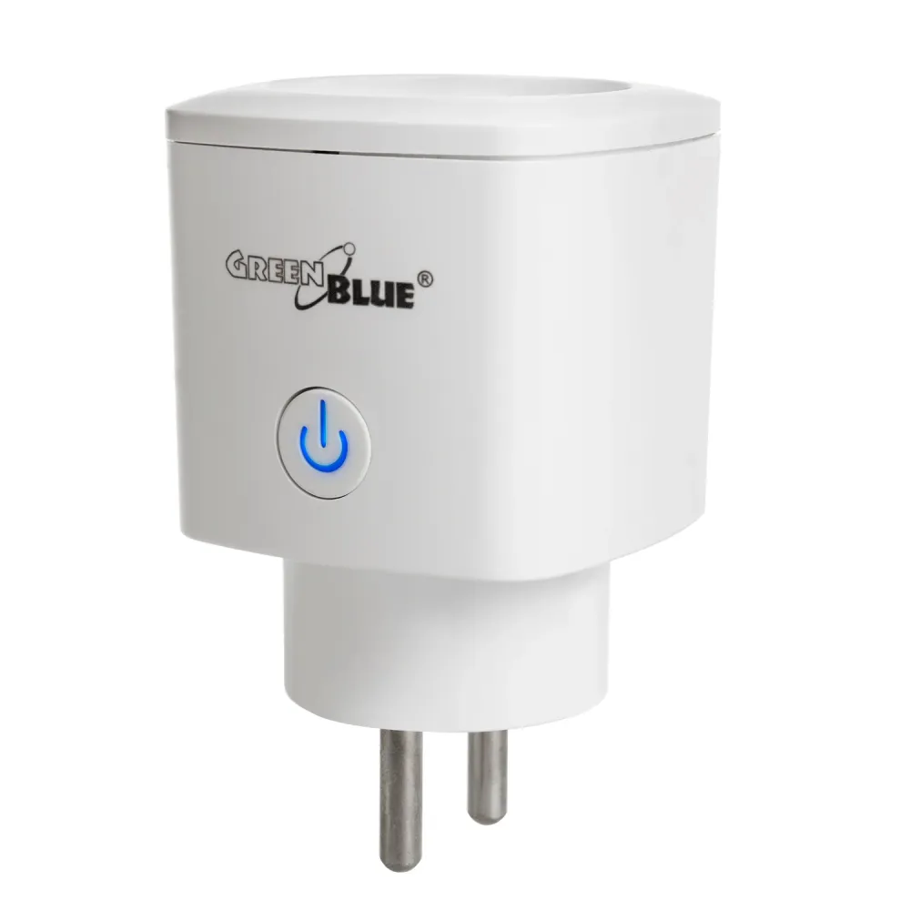 GreenBlue WiFi ferngesteuerte Steckdose, Android/iOS/Alexa/Google Home, Stromverbrauch, Timer, max. Energie, Zeitschaltuhr...