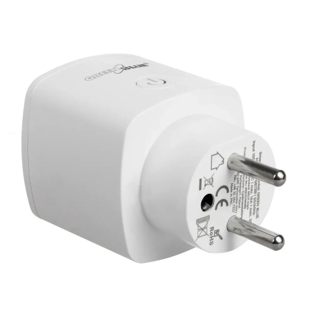 GreenBlue WiFi ferngesteuerte Steckdose, Android/iOS/Alexa/Google Home, Stromverbrauch, Timer, max. Energie, Zeitschaltuhr...