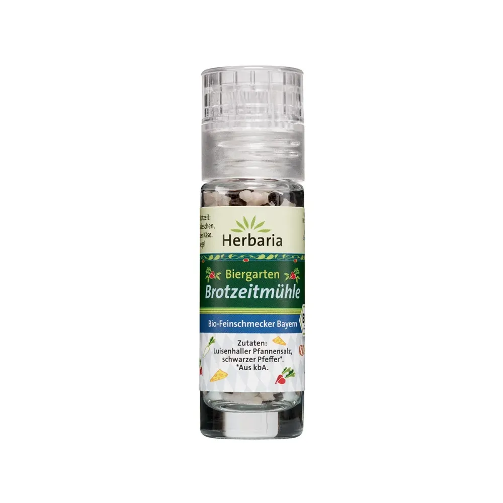 Herbaria Biergarten Brotzeitmühle Salz & Pfeffer Bio 16 g