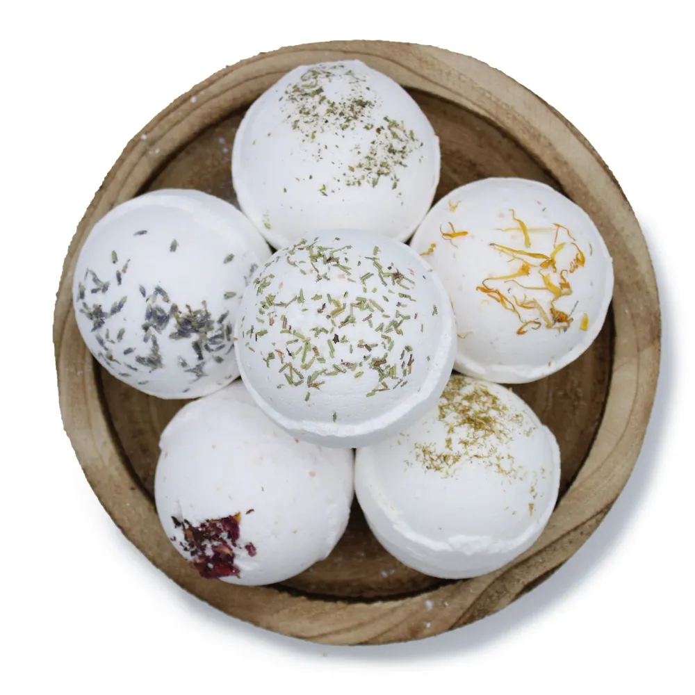 Himalaya-Salz-Badebombe – Ylang-Ylang-Kokosöl