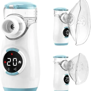 HITHINKMED Inhalationsgerät für Erwachsene und Kinder, Wiederaufladbarer Inhalator mit Countdown-Timer und Automatischer R...