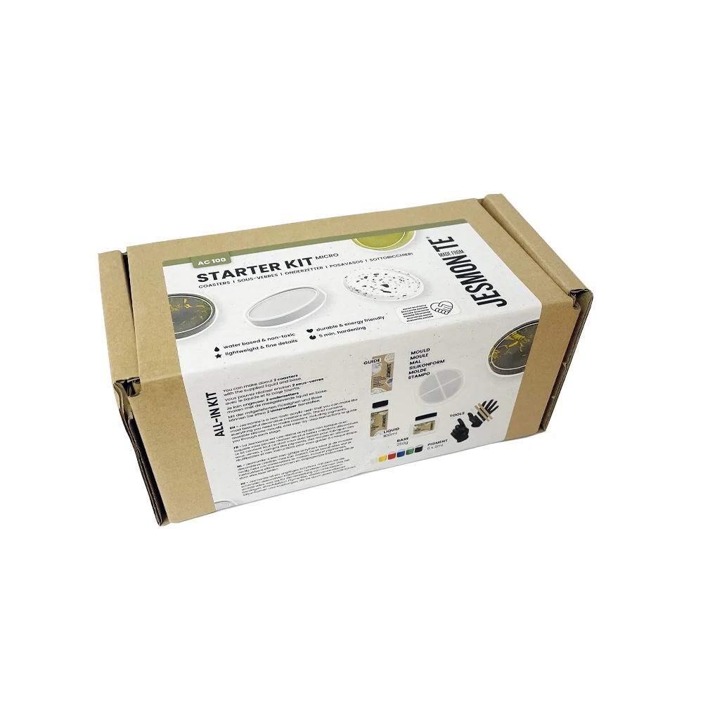 Jesmonite AC100 Kit Micro 1 – Runde Untersetzer