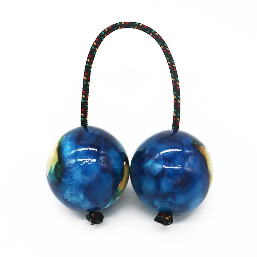 Kashaka Percussion Shaker, Ozeanblau Suarholz
