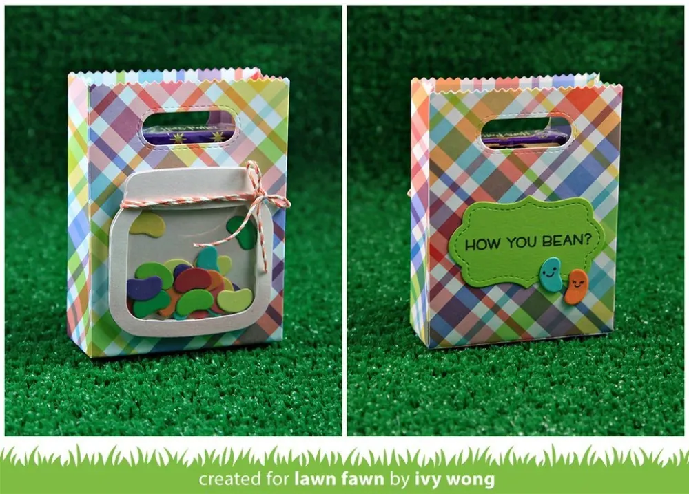 Lawn Fawn How You Bean? Shaker Add-On Stanzen