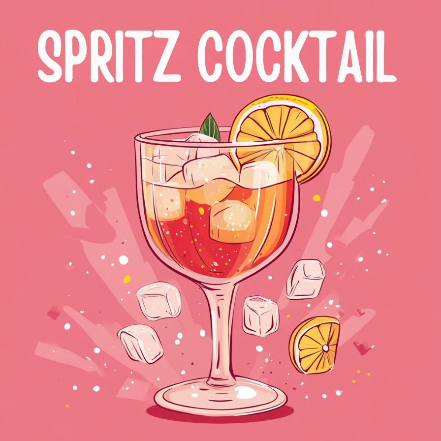 Mini Malen nach Zahlen mit Rahmen - Spritz Cocktail
