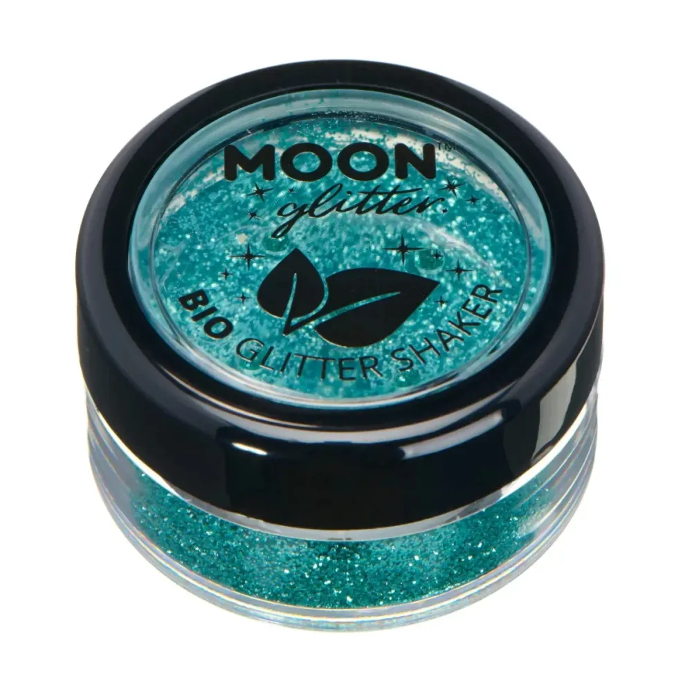 Moon Glitter Bio Glitter Shaker Türkis 5g