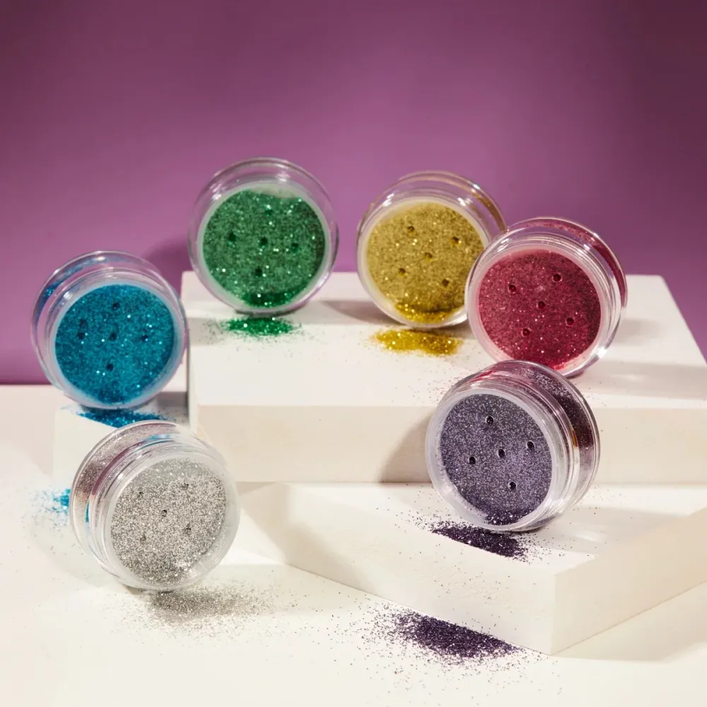Moon Glitter Bio Glitter Shaker Türkis 5g