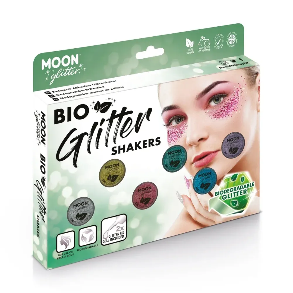 Moon Glitter Bio Glitter Shaker Türkis 5g