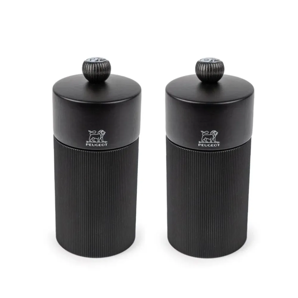 Peugeot - Giftbox Duo Line Salz- und Pfeffermühlen-Set 12 cm schwarz