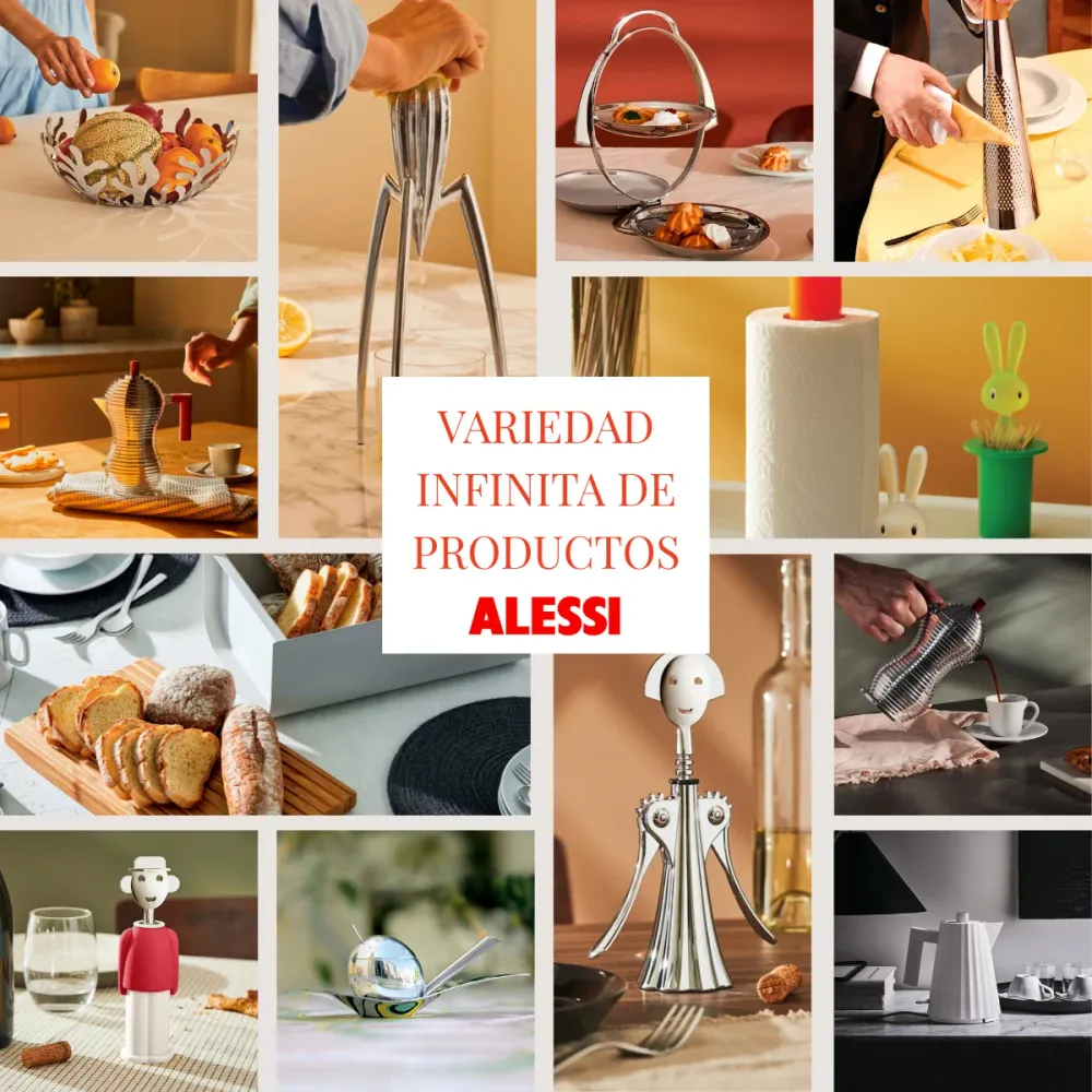 Pfeffermühle aus Stahl und Kunststoff von Alessi